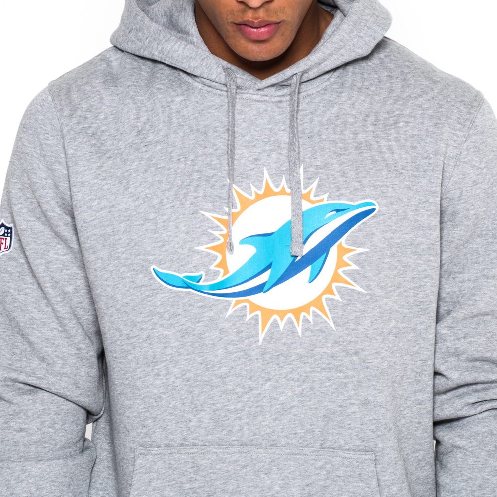 miami dolphins grey hoodie