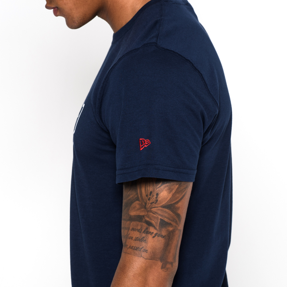 T-shirt Team Logo New England Patriots blu