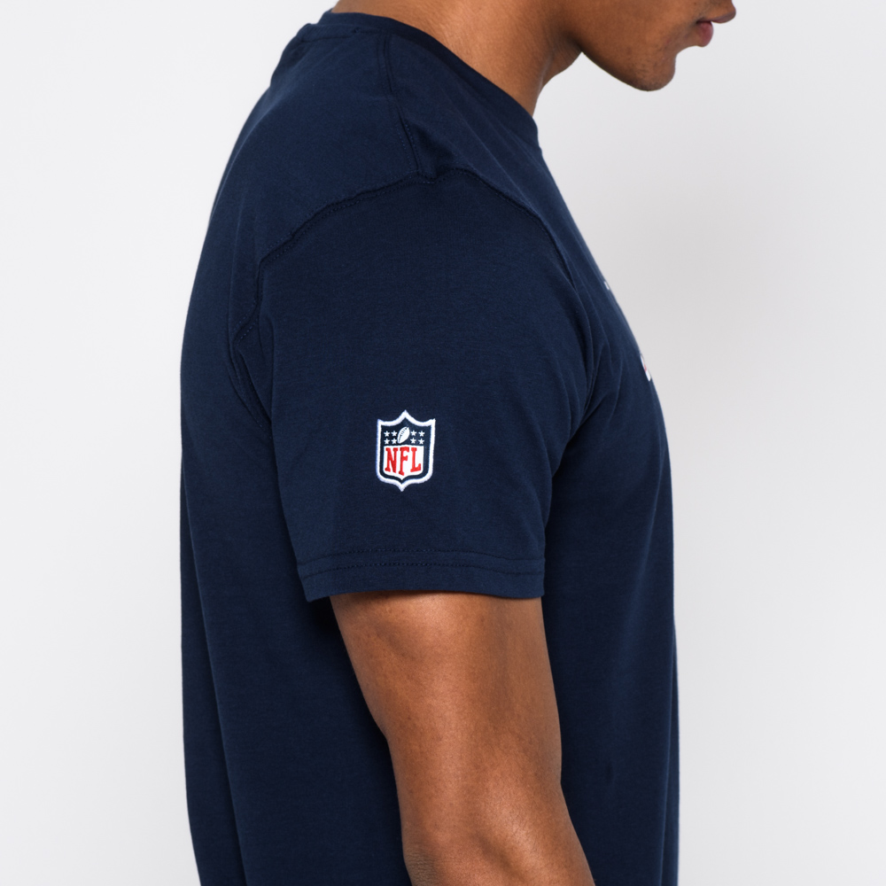 T-shirt Team Logo New England Patriots blu