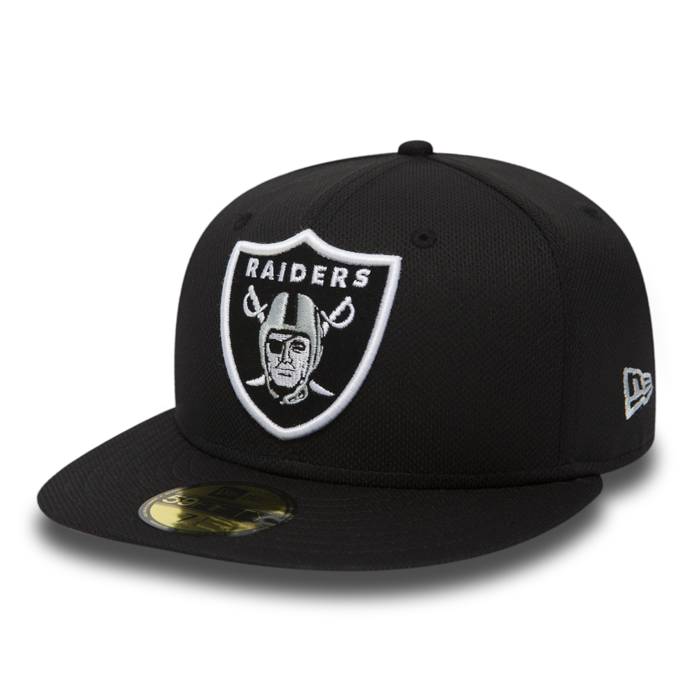 59FIFTY – Las Vegas Raiders – Fitted Trainer – Kappe in Schwarz