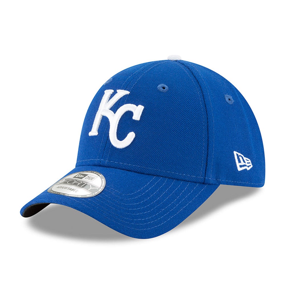 Blaue Kansas City Royals The League 9FORTY Verstellbare Cap