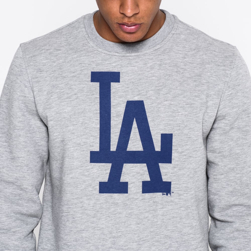 LA Dodgers Grey Crew Neck Sweatshirt