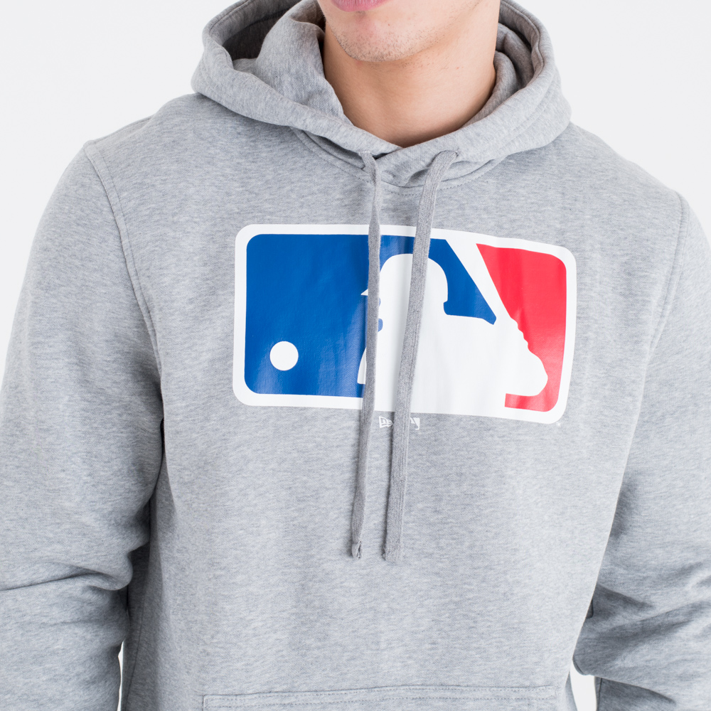 MLB Logo Grey Hoodie