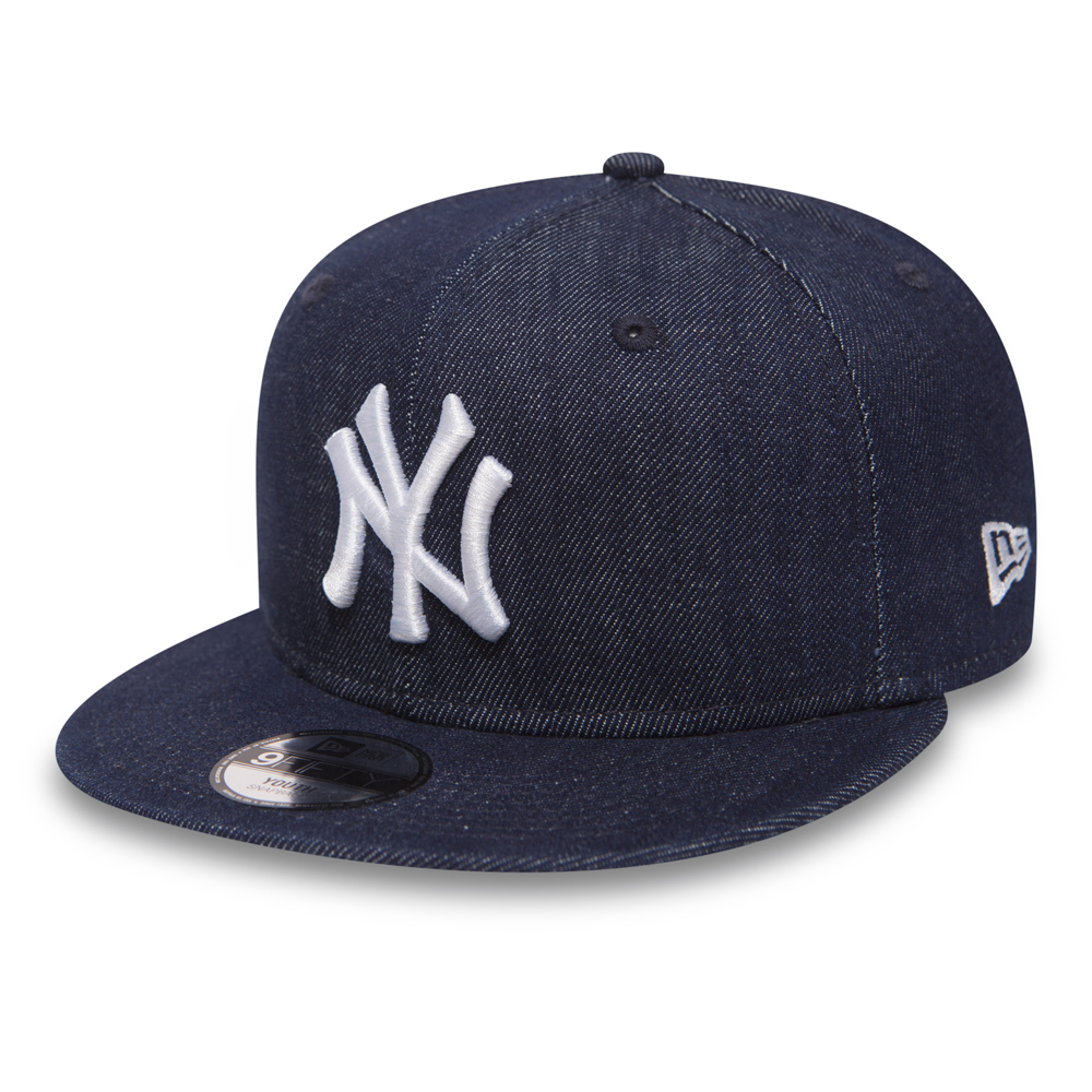 NY Yankees Essential Denim 9FIFTY Snapback bleu enfant