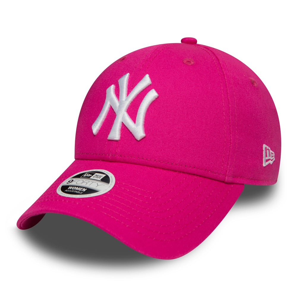 Cappellino 9FORTY Regolabile New York Yankees Essential rosa