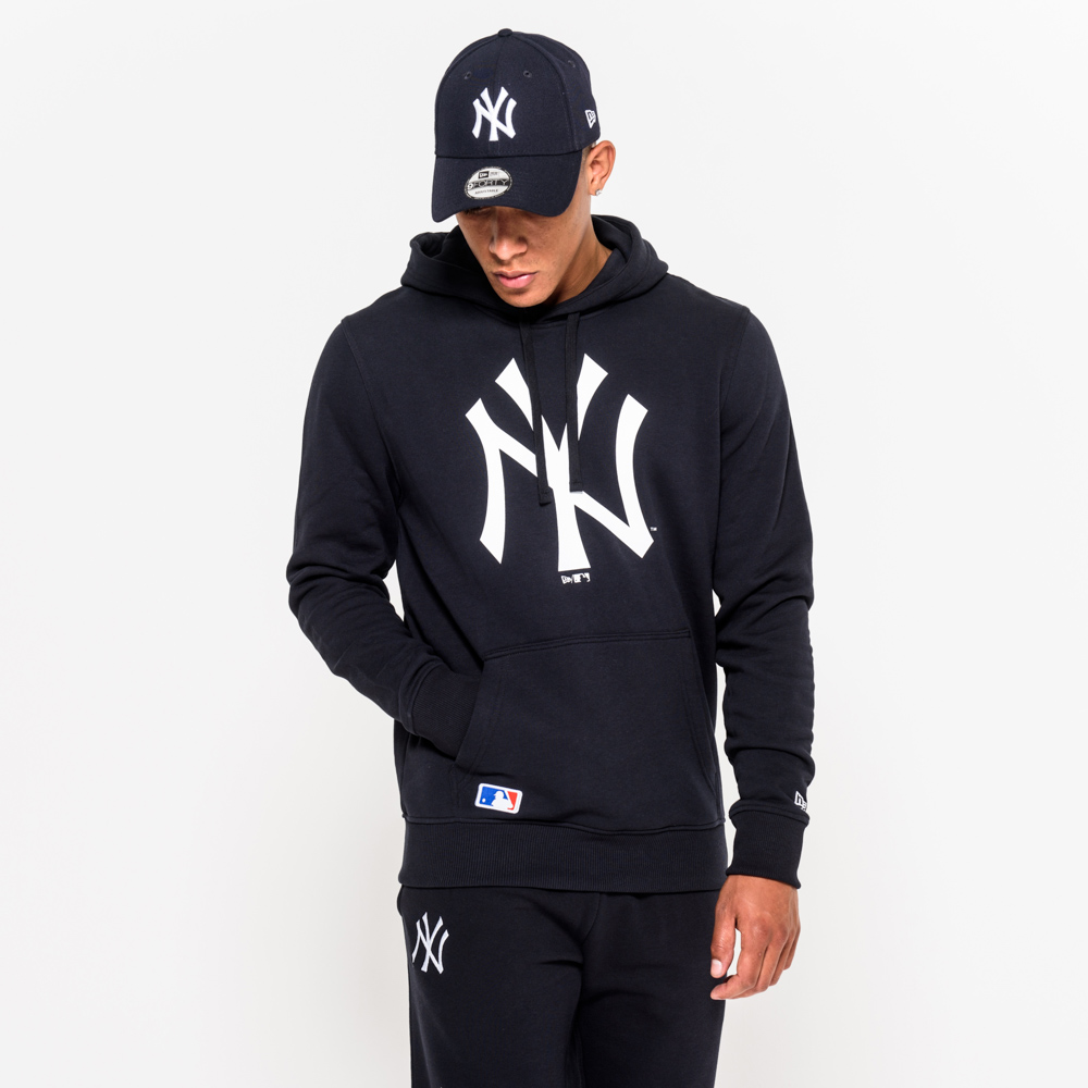 NY Yankees Navy Pullover Hoodie | New 