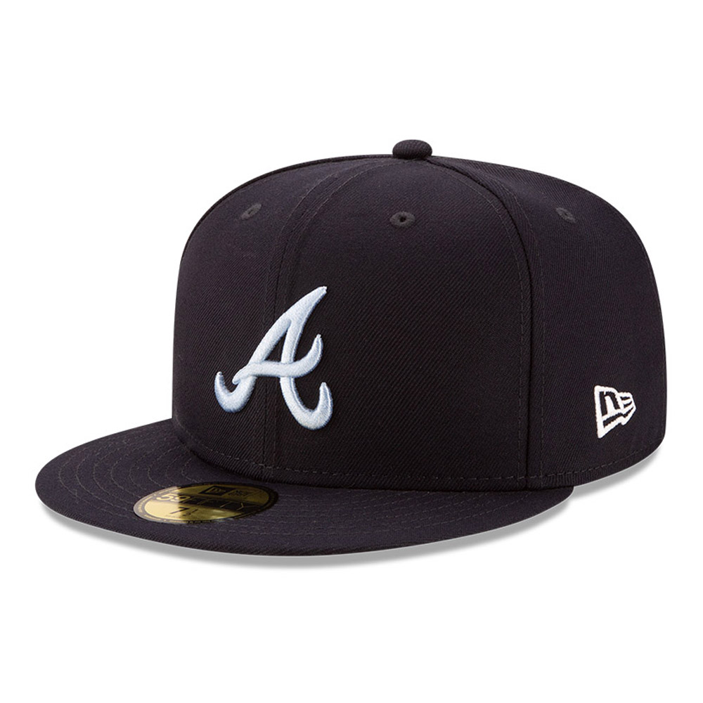 Casquette 59FIFTY On Field Fathers Day des Atlanta Braves bleu marine