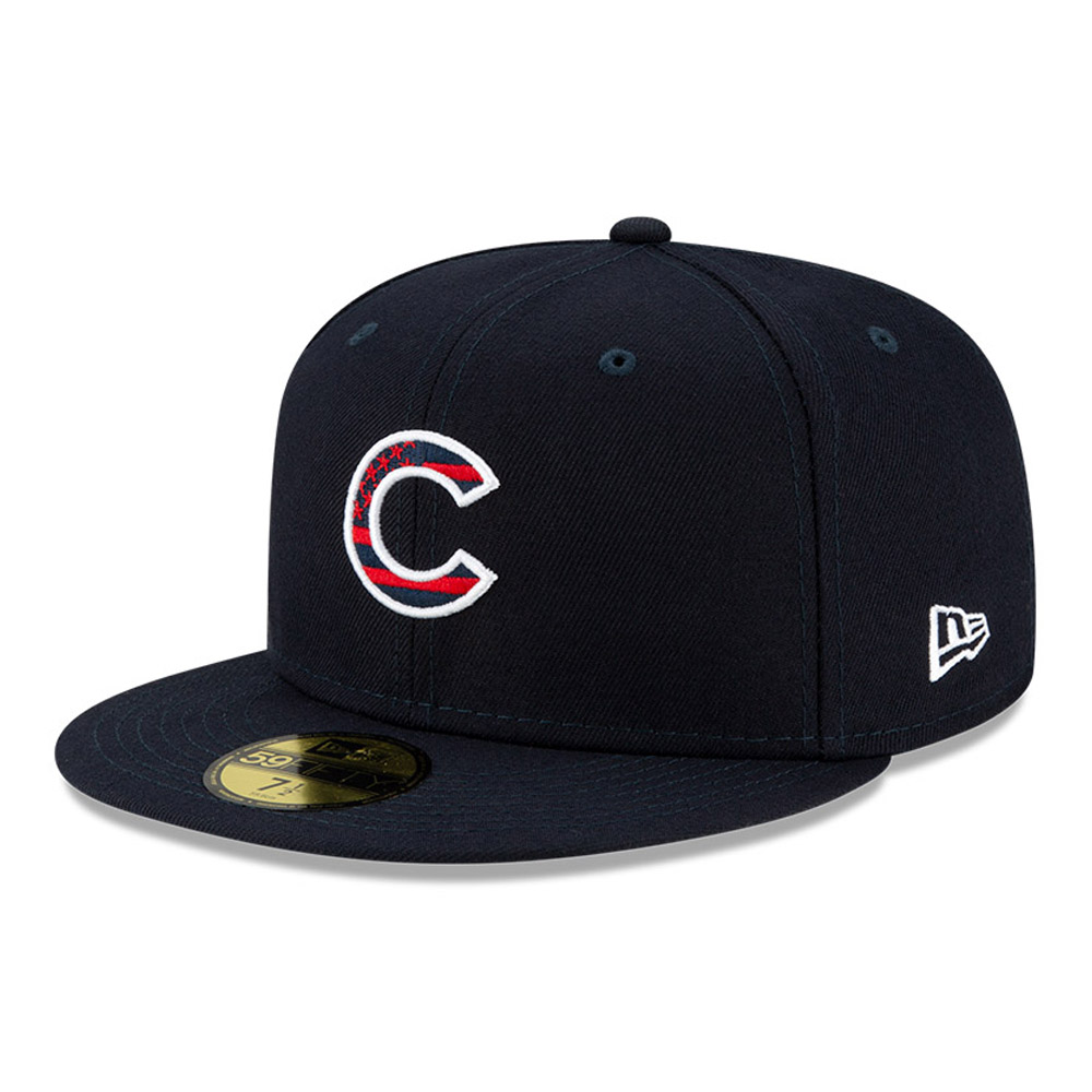 Casquette 59FIFTY MLB 4th July Chicago Cubs, bleu marine