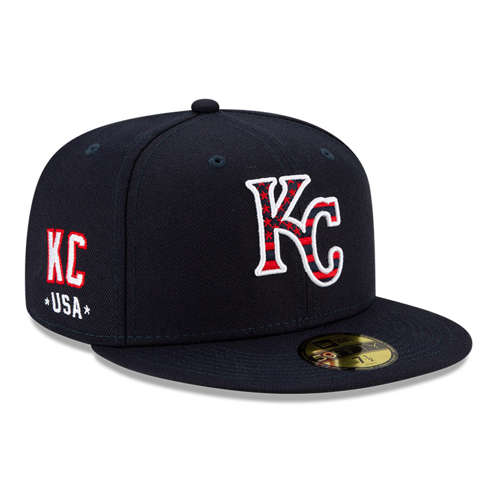 Gorra Kansas City Royals MLB 4th July 59FIFTY, azul marino