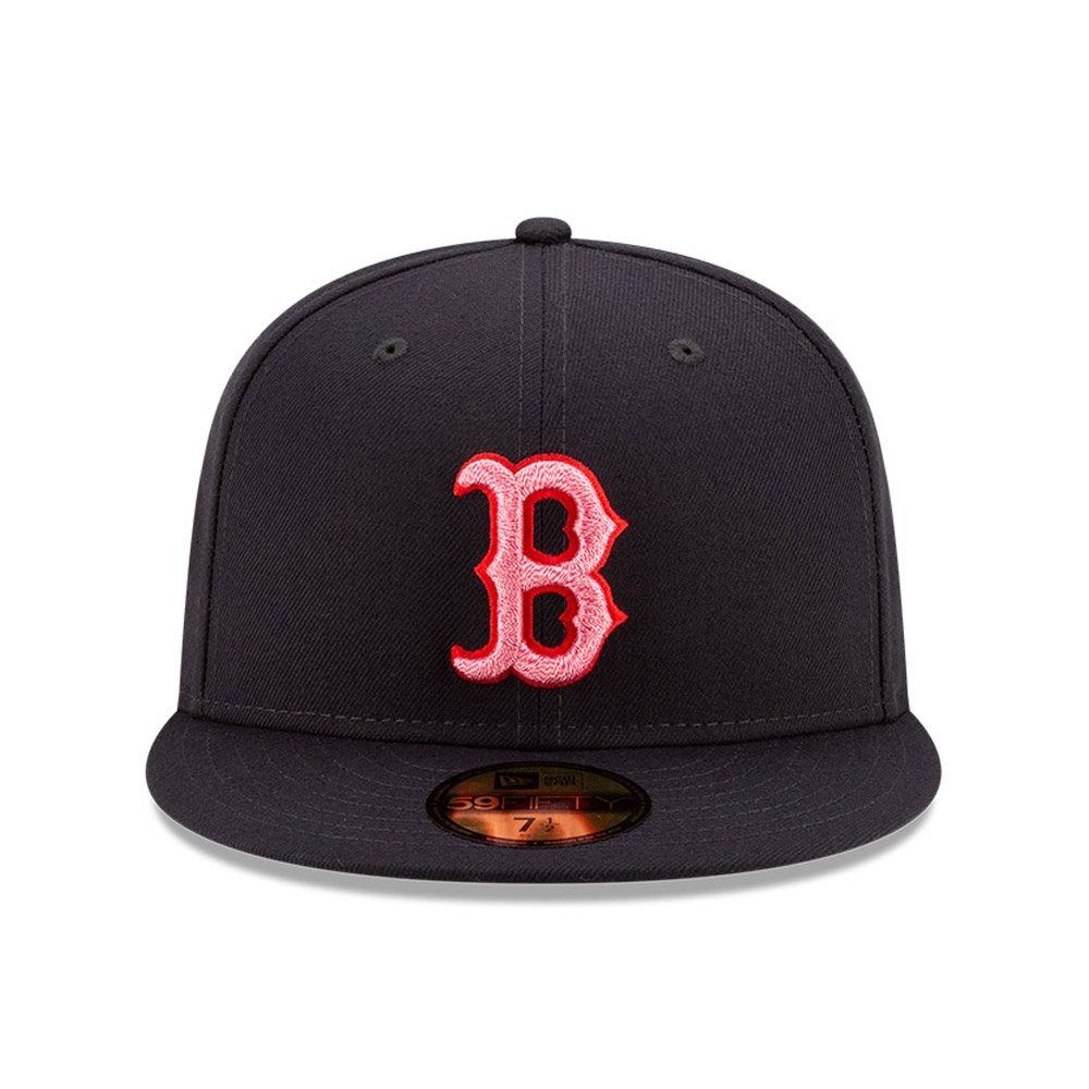 59FIFTY – Boston Red Sox – On Field – Mothers Day – Kappe in Marineblau