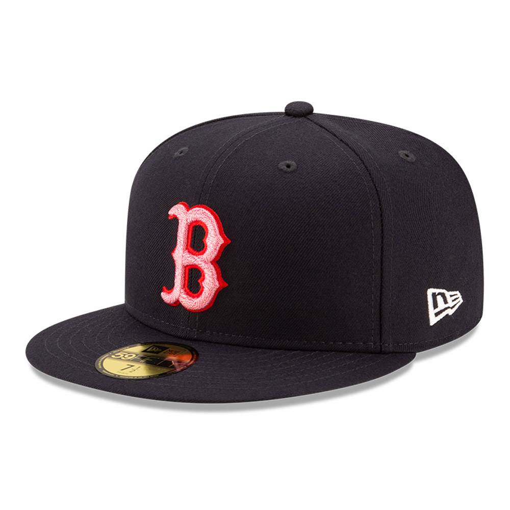 59FIFTY – Boston Red Sox – On Field – Mothers Day – Kappe in Marineblau