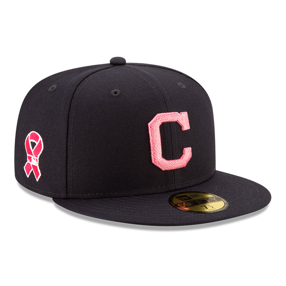 59FIFTY – Cleveland Indians – On Field – Mothers Day – Kappe in Marineblau