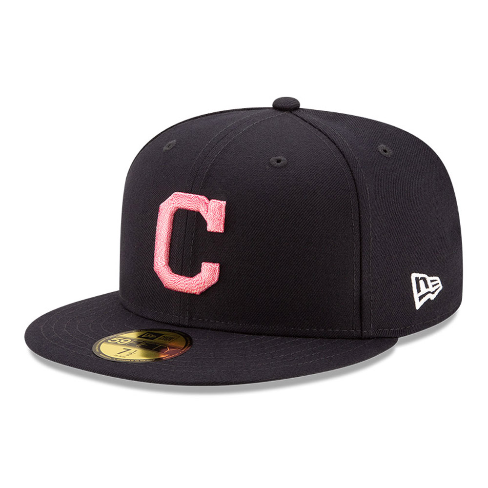 59FIFTY – Cleveland Indians – On Field – Mothers Day – Kappe in Marineblau