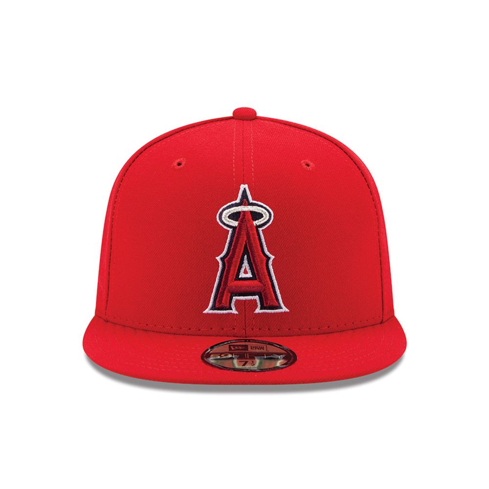Casquette LA Angels Authentic On-Field Game 59FIFTY rouge