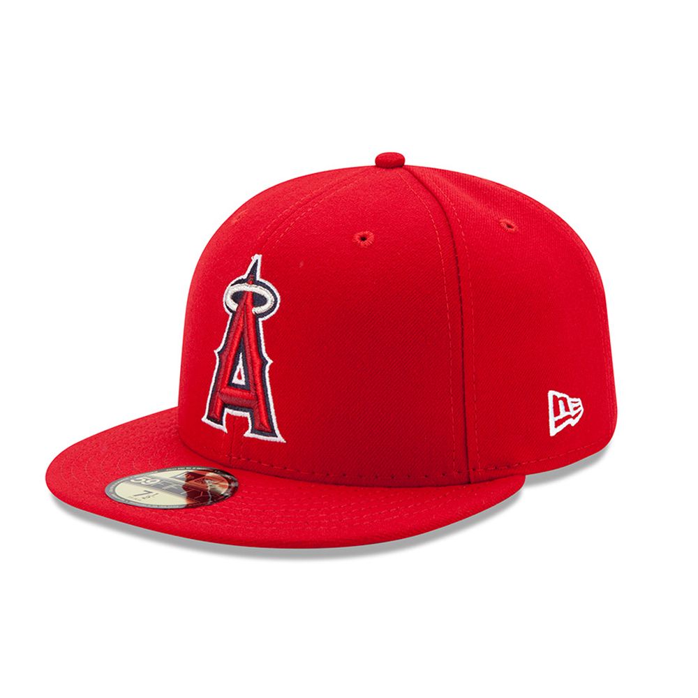 59FIFTY – LA Angels – Authentic On-Field Game – Kappe in Rot