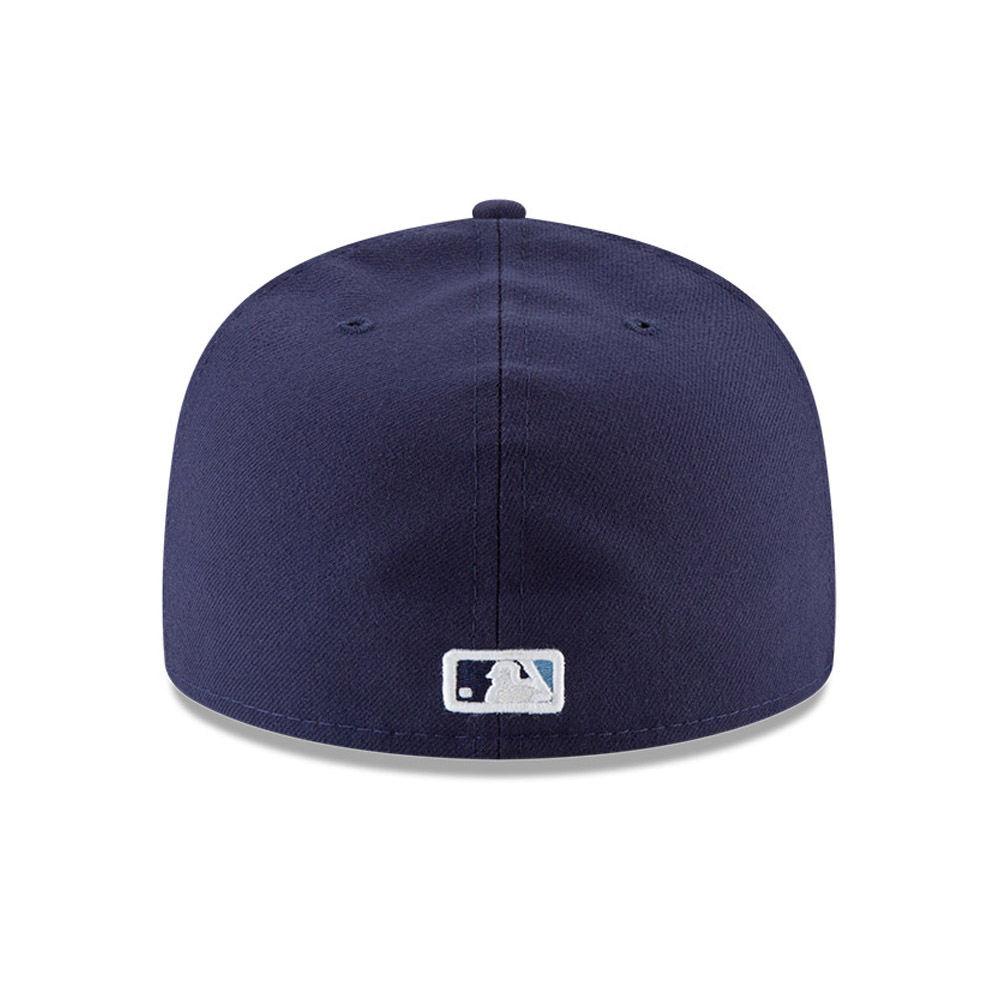 Cappellino 59FIFTY Authentic On-Field Game dei Tampa Bay Rays blu navy