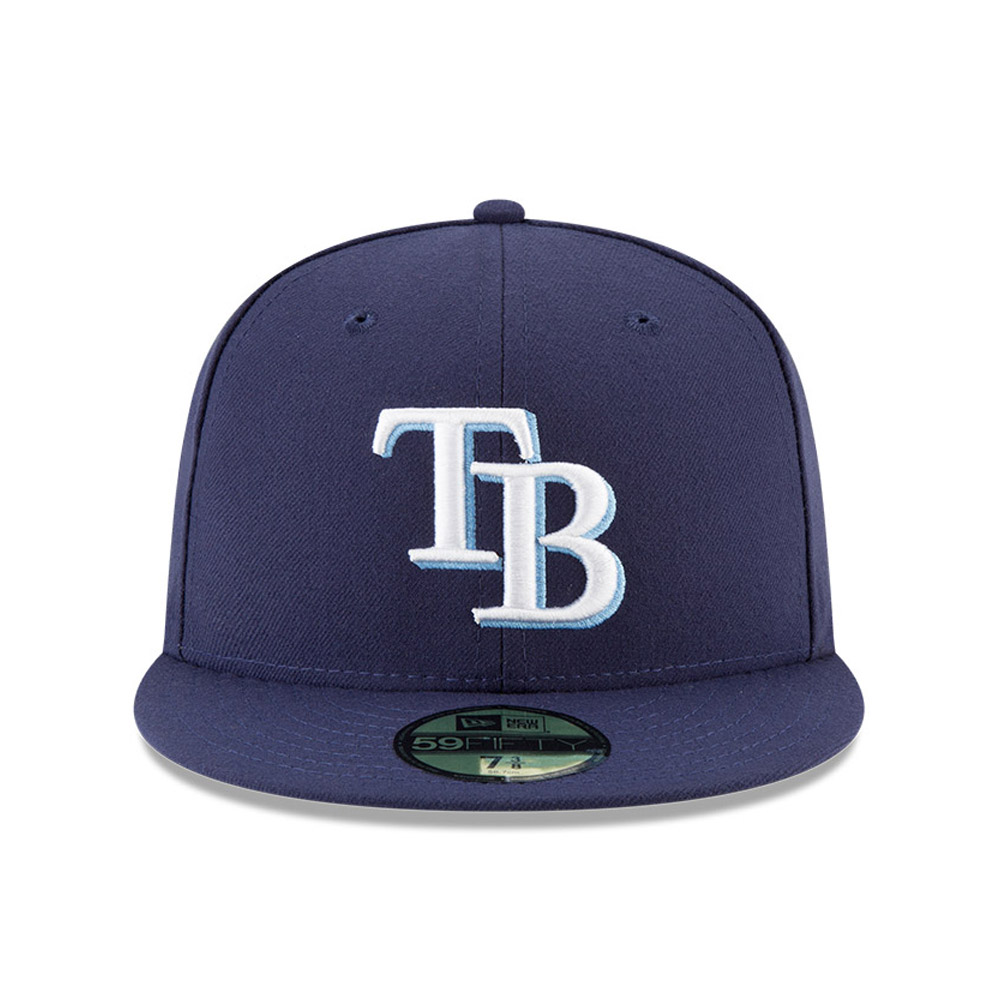 Casquette Tampa Bay Rays Authentic On-Field Game 59FIFTY bleu marine
