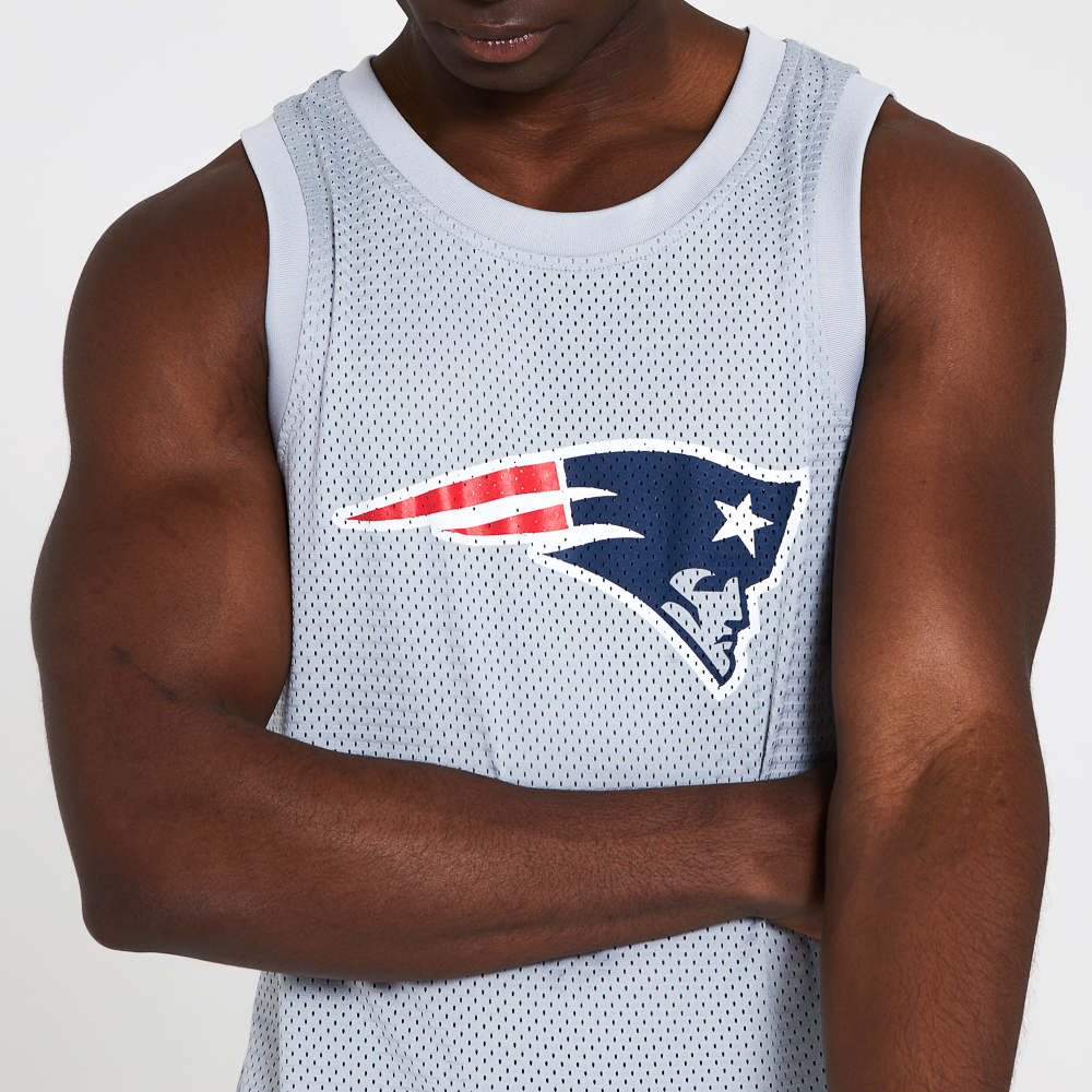 Camiseta de tirantes New England Patriots Graphic, gris