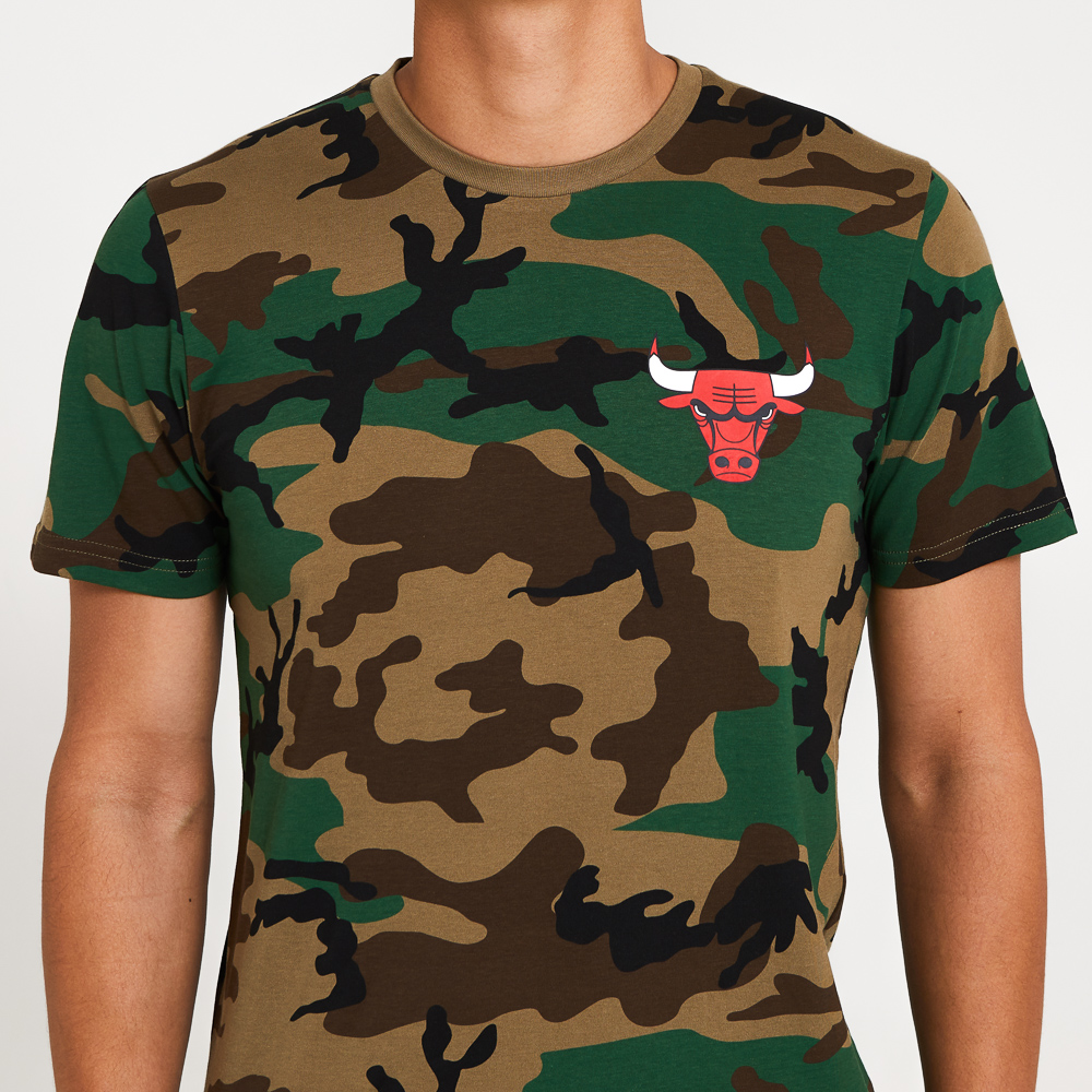 T-shirt Chicago Bulls Camo