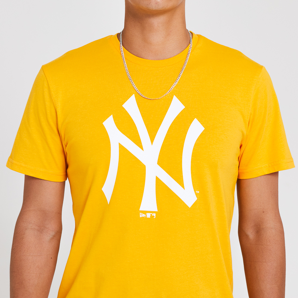 T-shirt gialla della squadra stagionale dei New York Yankees