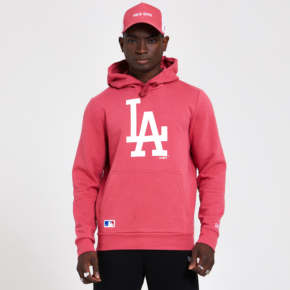 Los Angeles Dodgers – Saison-Hoodie mit Team-Logo in Pink