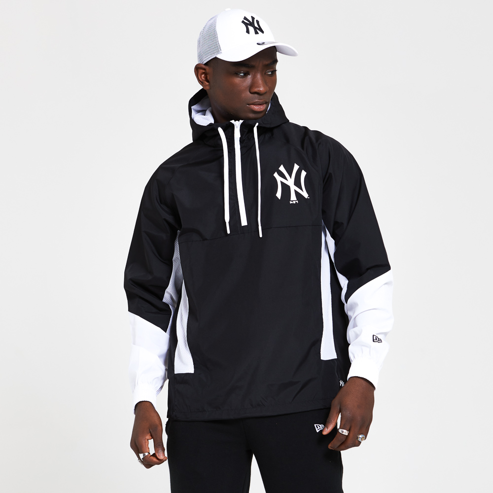 New York Yankees Black Infill Windbreaker Jacket