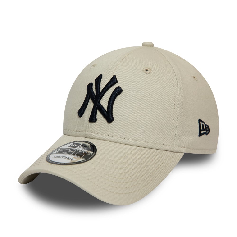 Cappellino 9FORTY Regolabile New York Yankees Essential Panna