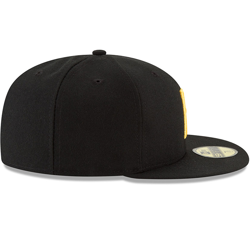 Pittsburgh Pirates – On Field Game 59FIFTY-Kappe in Schwarz