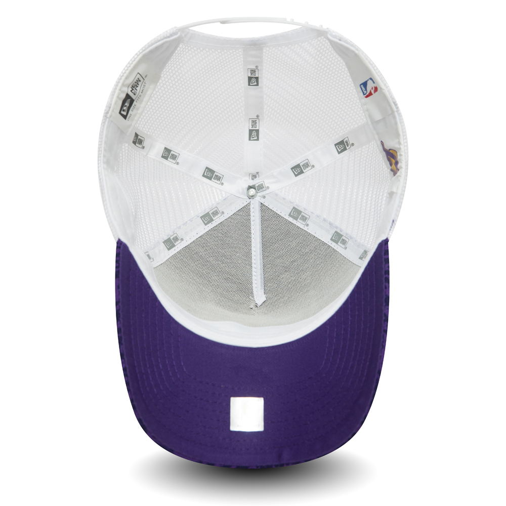 Casquette Trucker Hook All Over Print Los Angeles Lakers, violet