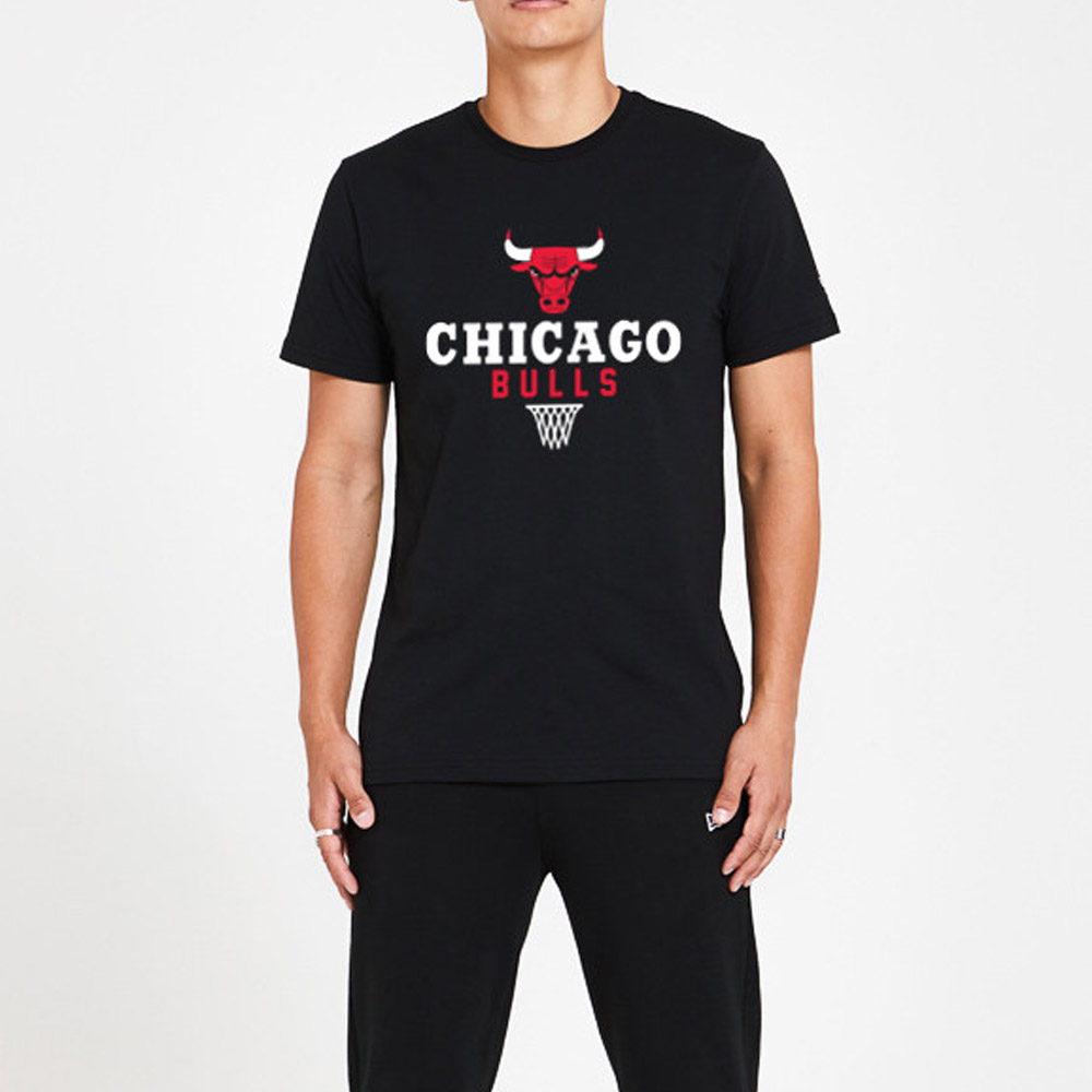 Camiseta Chicago Bulls Basket, negro