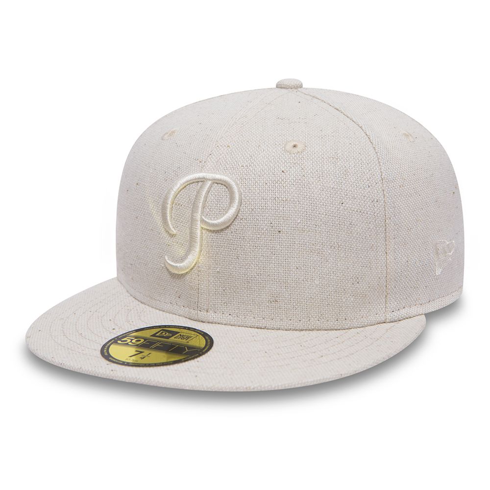 Pittsburgh Pirates Basket Weave Cooperstown 59FIFTY grège