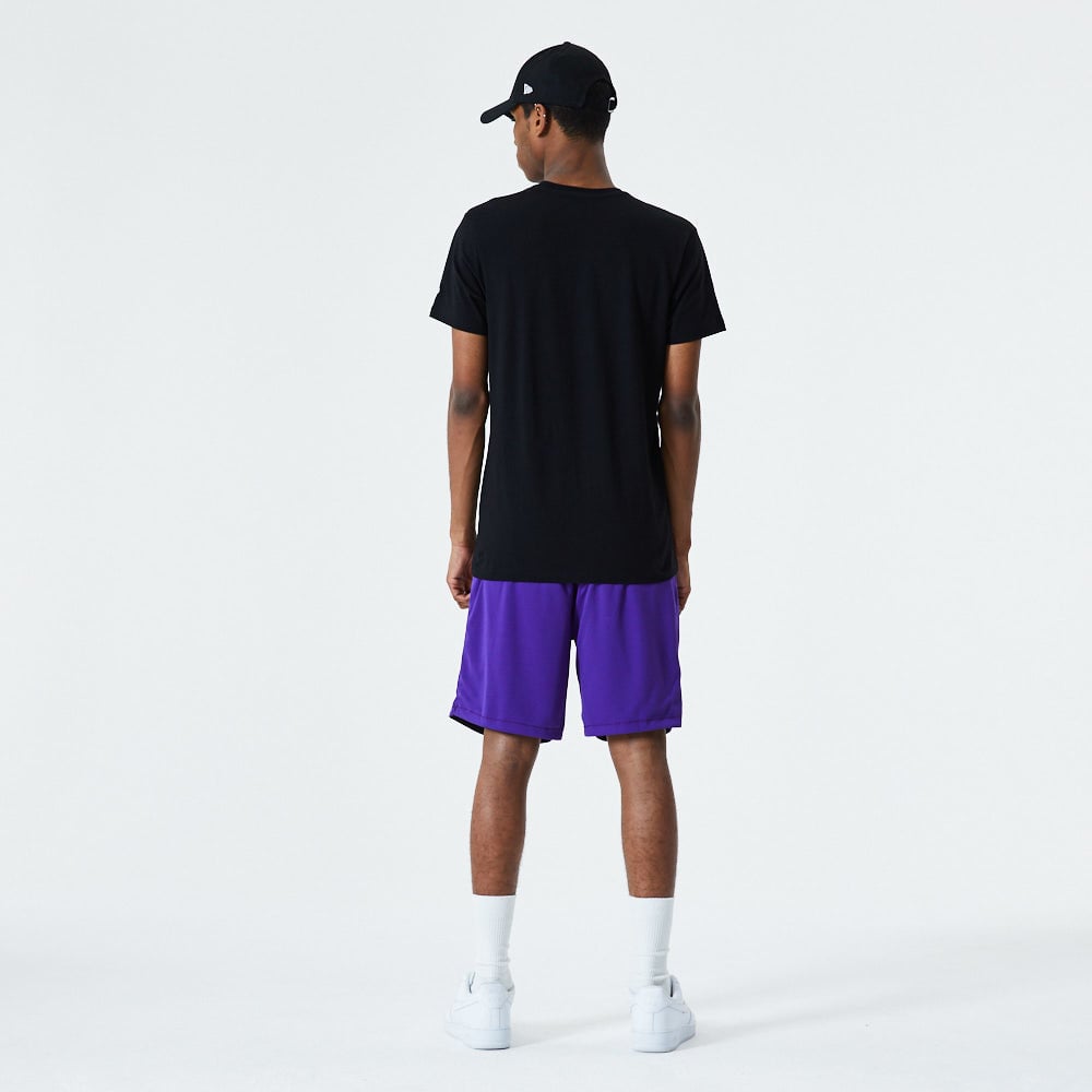 New Era Reversible Purple and Black Shorts