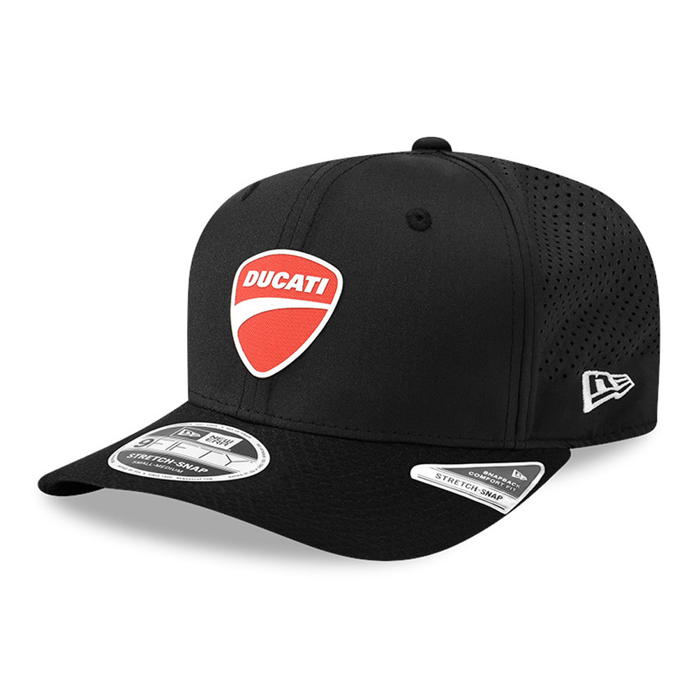 9FIFTY – Stretch Snap in Schwarz mit Ducati-Motor-Logo
