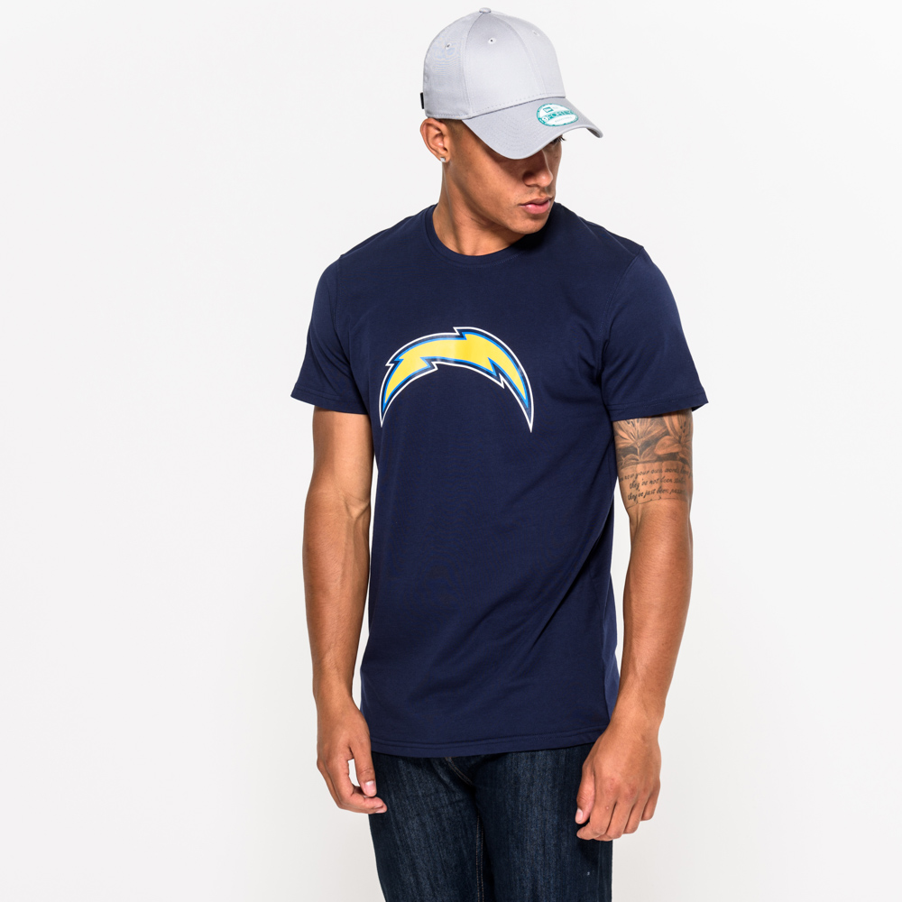 T-shirt Los Angeles Chargers bleu marine avec logo de l'équipe