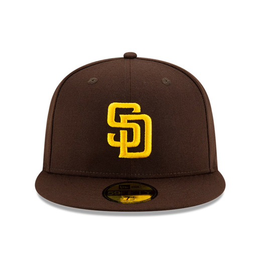San Diego Padres On Field Brown 59FIFTY Cappellino