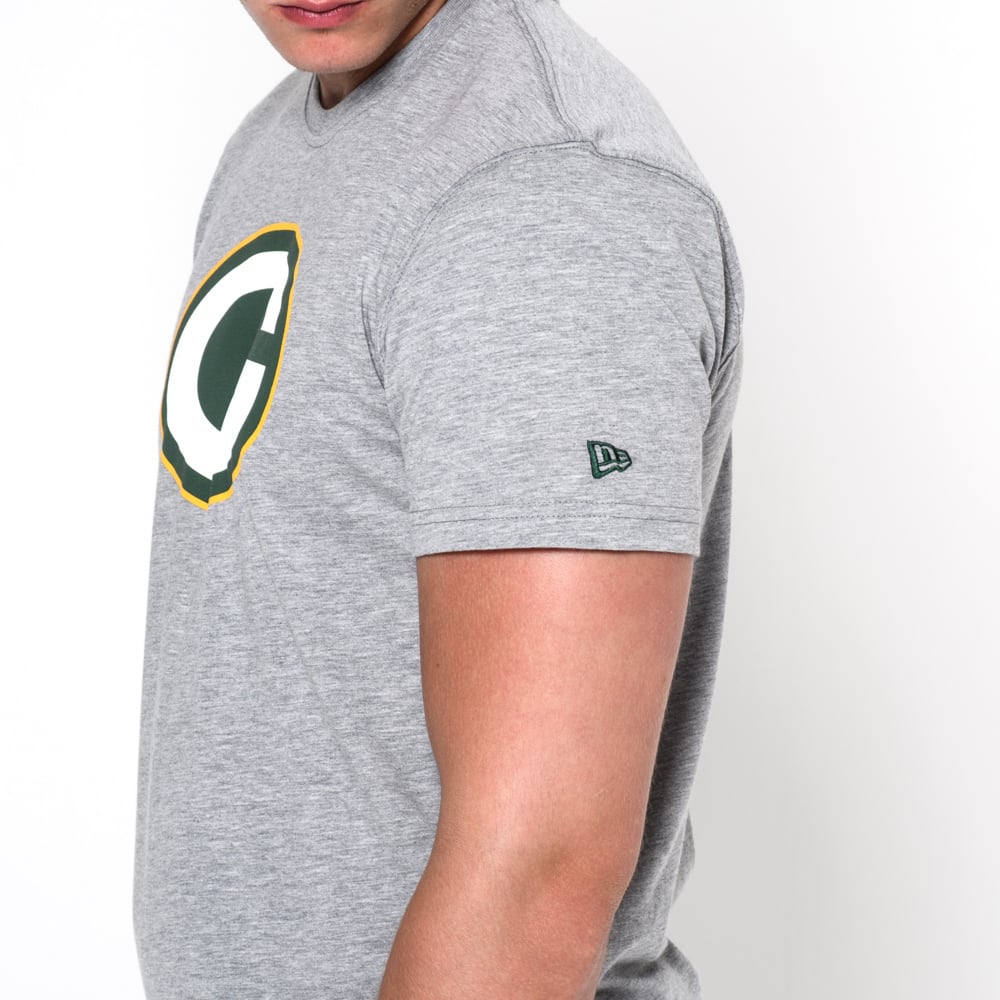 T-Shirt Green Bay Packers Team Logo Grigia