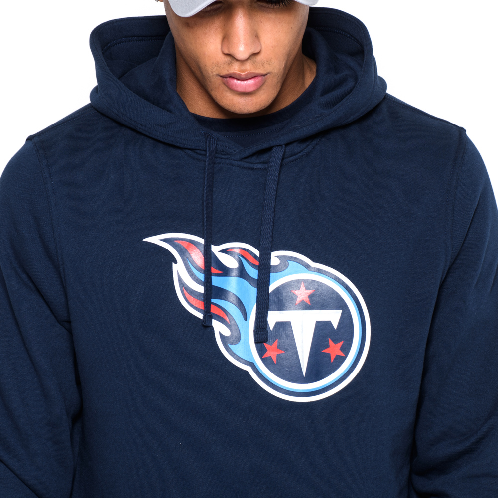 Sweat à capuche Team Logo des Titans du Tennessee, bleu marine