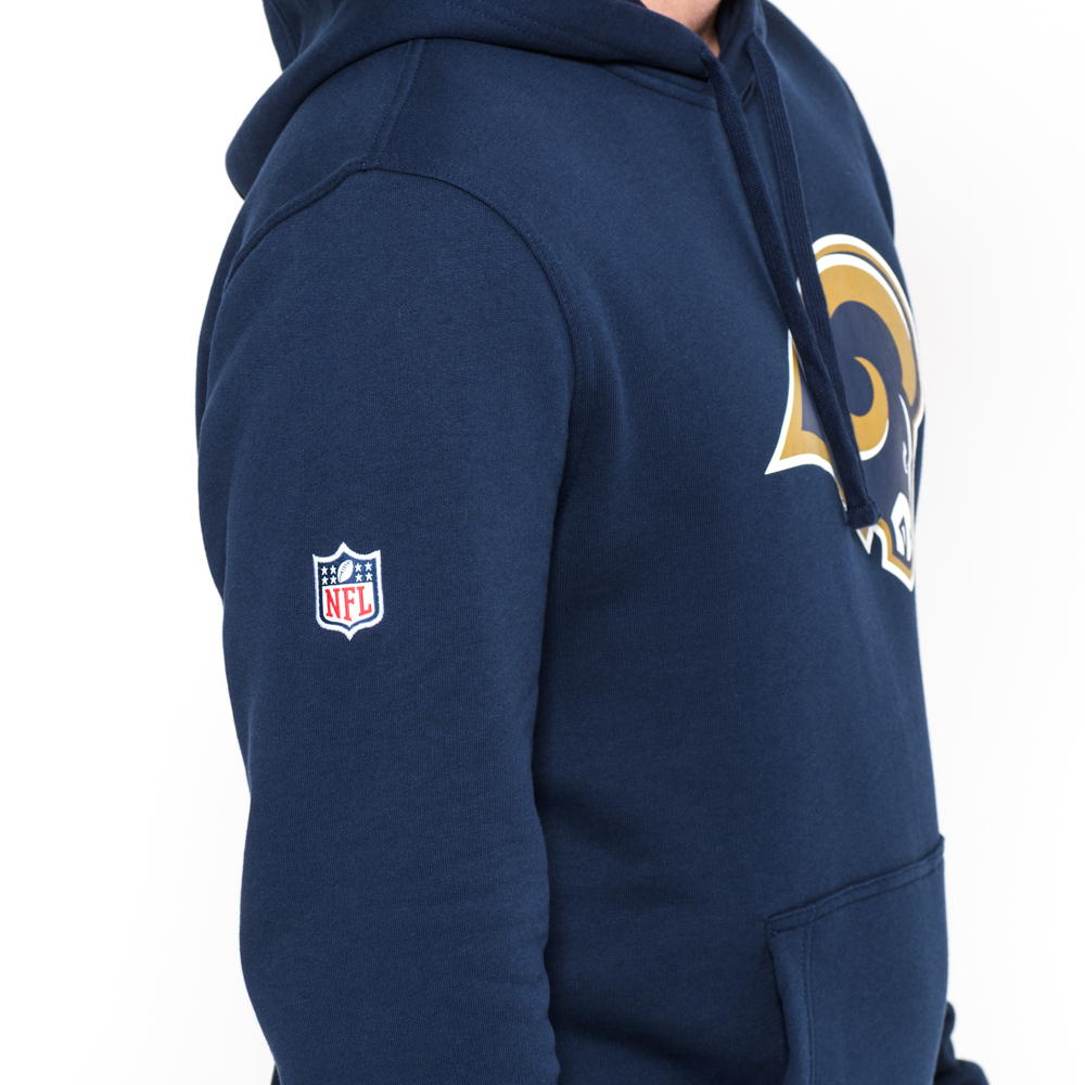 Sudadera estilo pulóver Los Angeles Rams Team Logo, azul marino