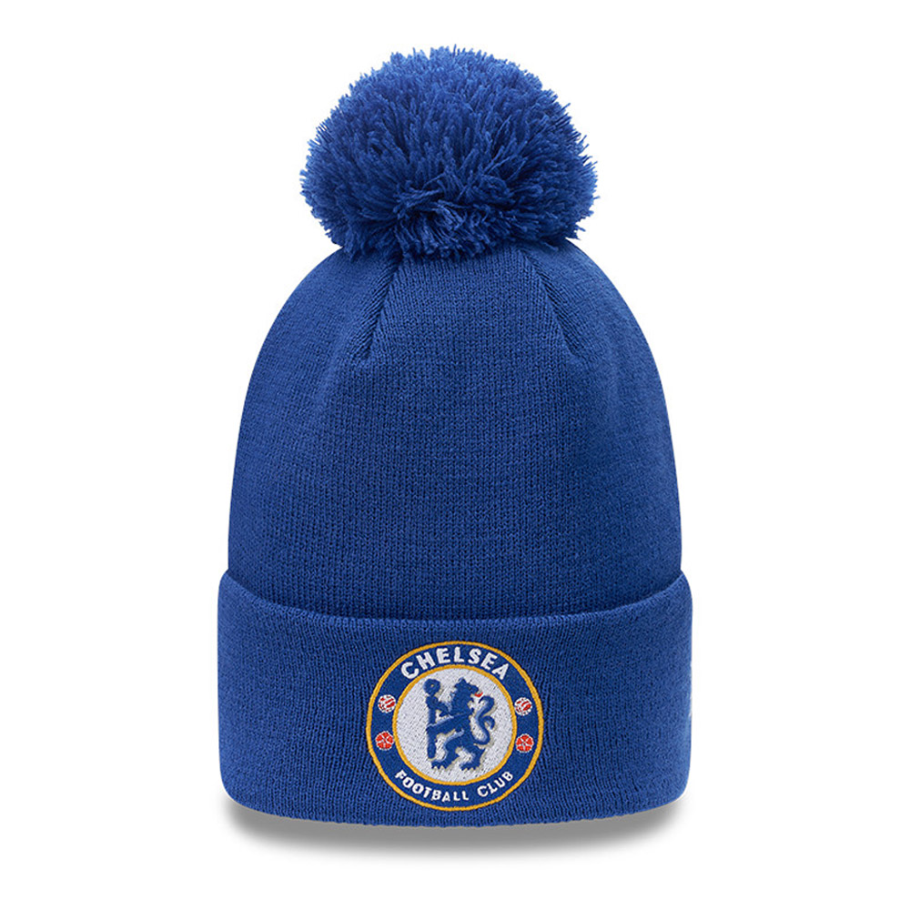 Bonnet à pompon Chelsea FC, bleu