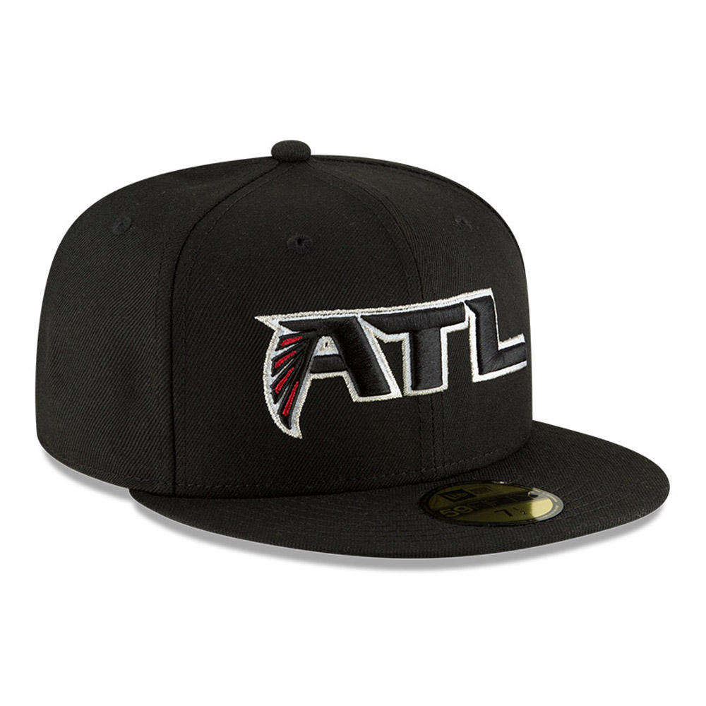 Atlanta Falcons Negro 59FIFTY Gorra