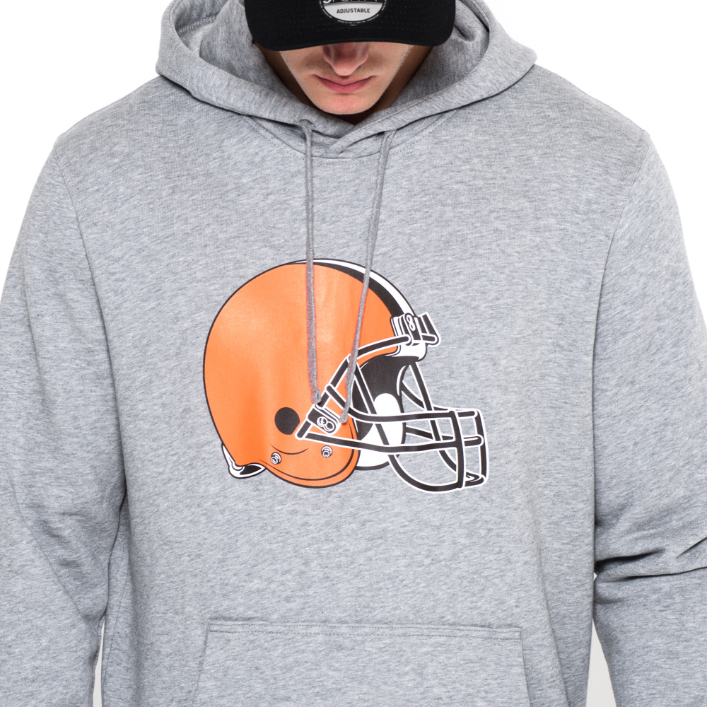 Cleveland Browns Team Logo Grey Hoodie