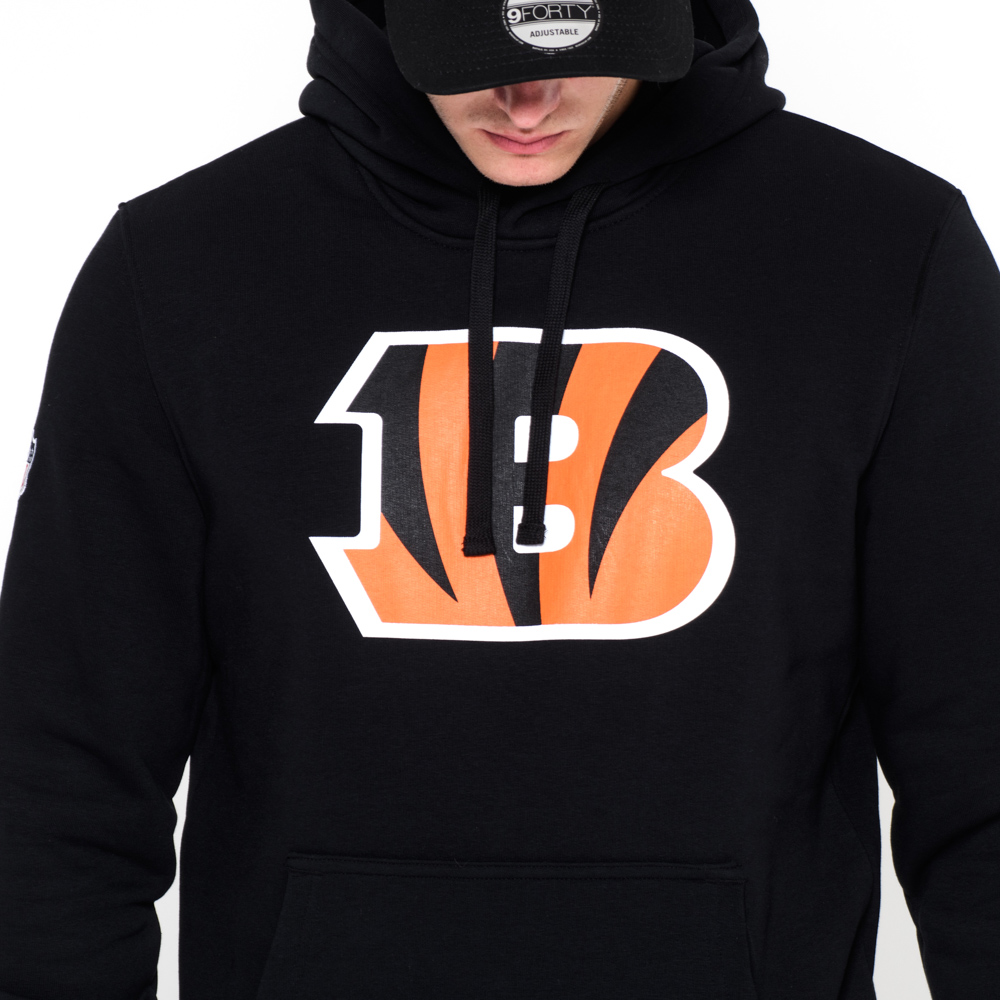 Cincinnati Bengals Team Logo Black Hoodie