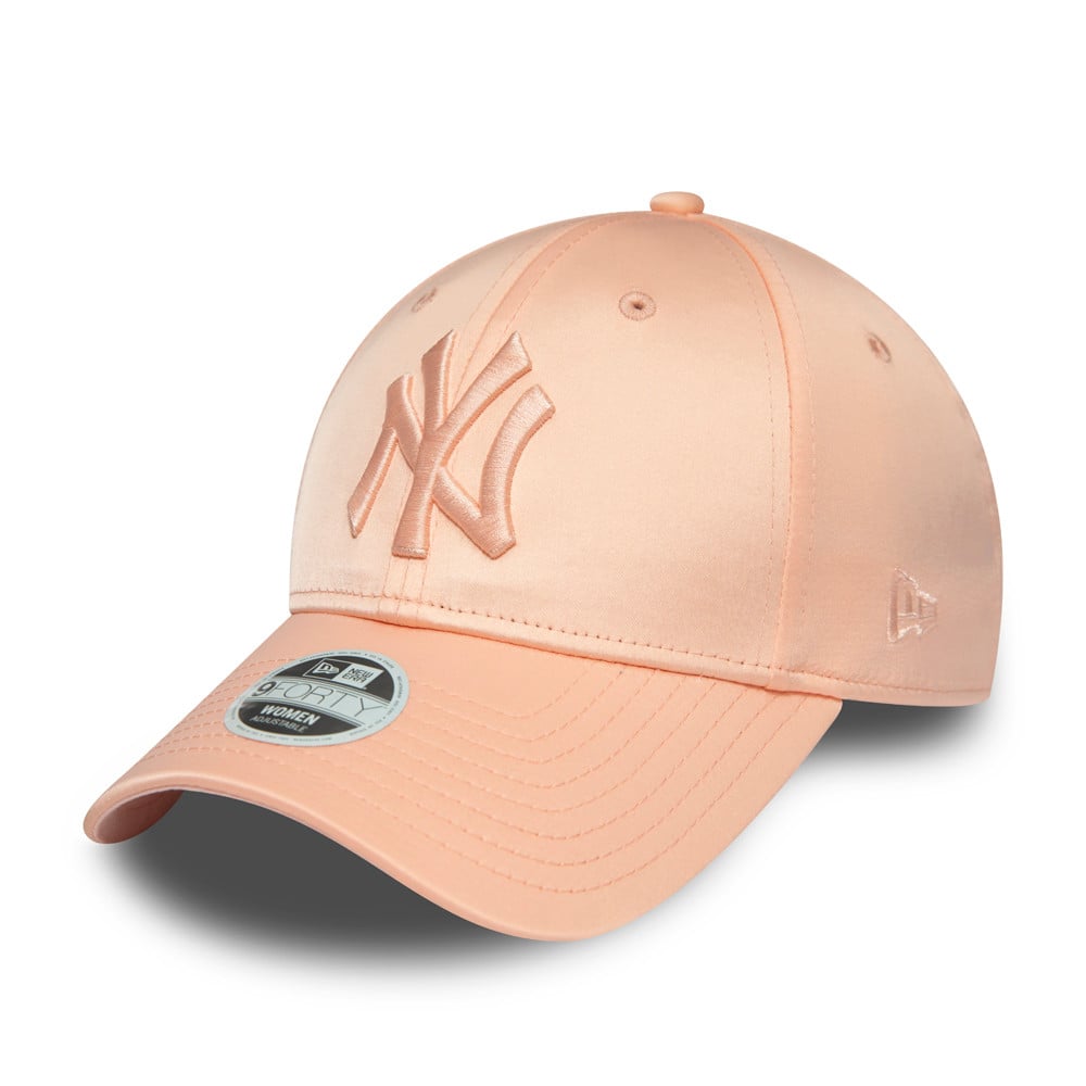 Casquette New York Yankees Satin 9FORTY femme, rose