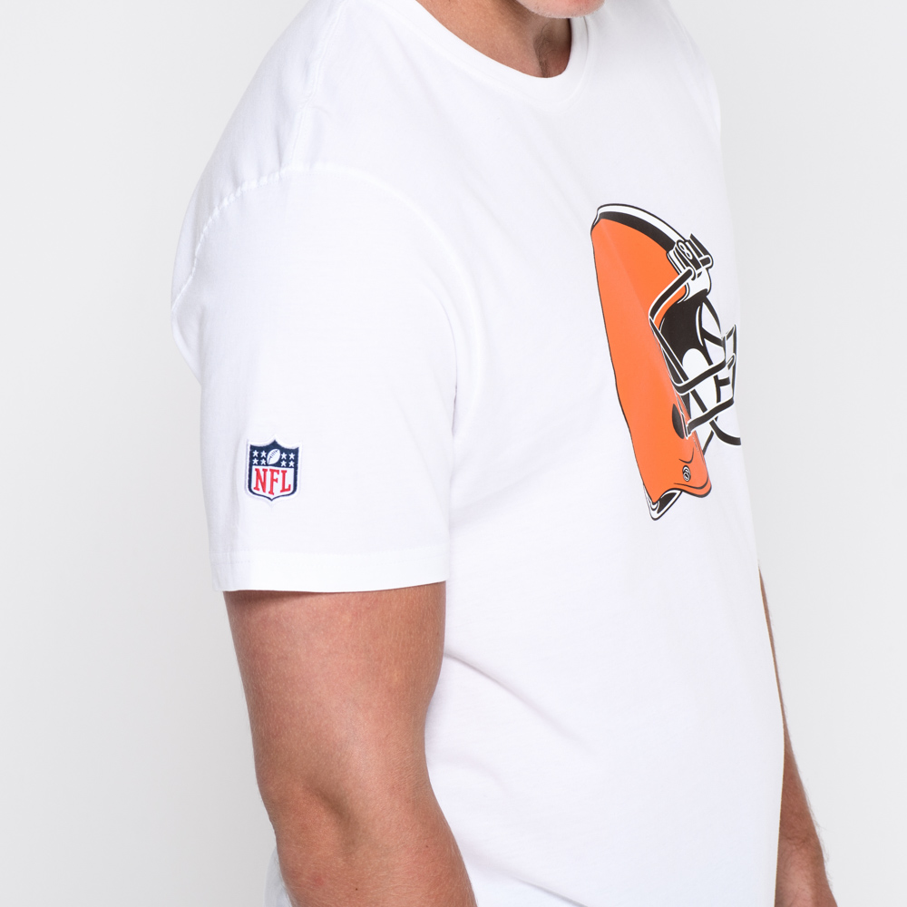 Cleveland Browns NFL Team Logo White T-Shirt