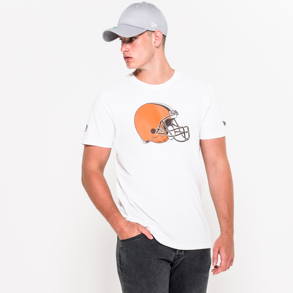 Cleveland Browns NFL Team Logo White T-Shirt