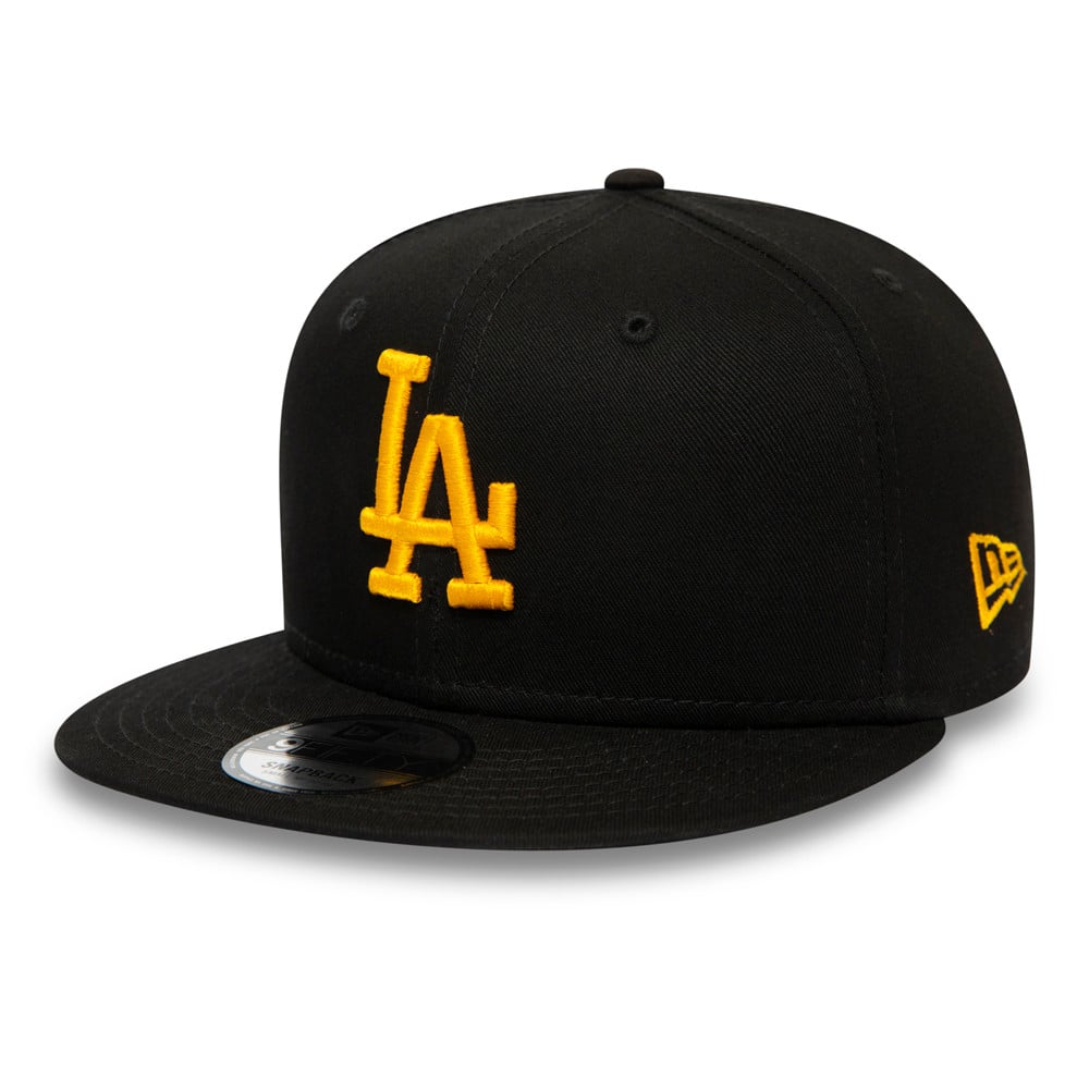Los Angeles Dodgers Yellow Logo League Essential Nero 9FIFTY Berretto