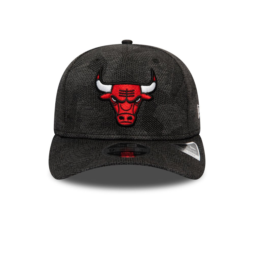 9FIFTY  Stretch Snap – Chicago Bulls – Engineered Fit – Kappe in Grau mit Clipverschluss