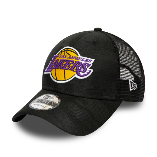 Los Angeles Lakers Stagionale The League Black Camo 9FORTY Cap