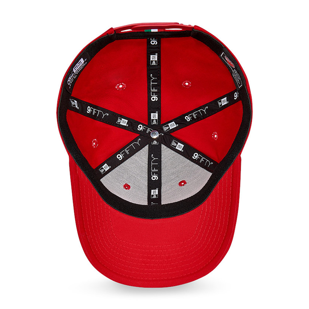 9FIFTY – Ducati Motor – Stretch-Kappe in Rot mit Schriftzug und Clipverschluss