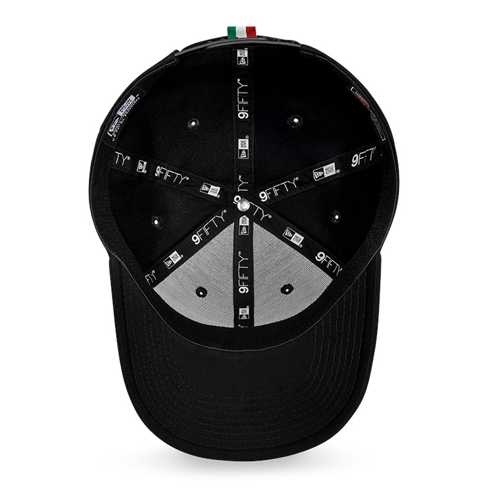 9FIFTY – Ducati Motor – Stretch-Kappe in Schwarz mit Schriftzug und Clipverschluss